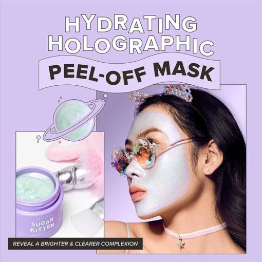 Sugar Kitten Hydrating Holographic Peel-Off Mask - Image 7