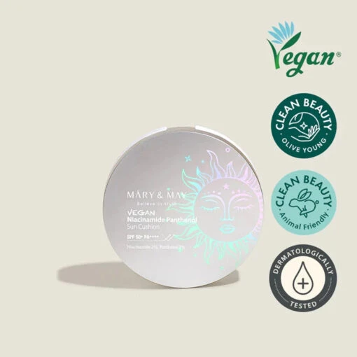 Vegan Niacinamide Panthenol Sun Cushion SPF50+ PA++++ - Image 9