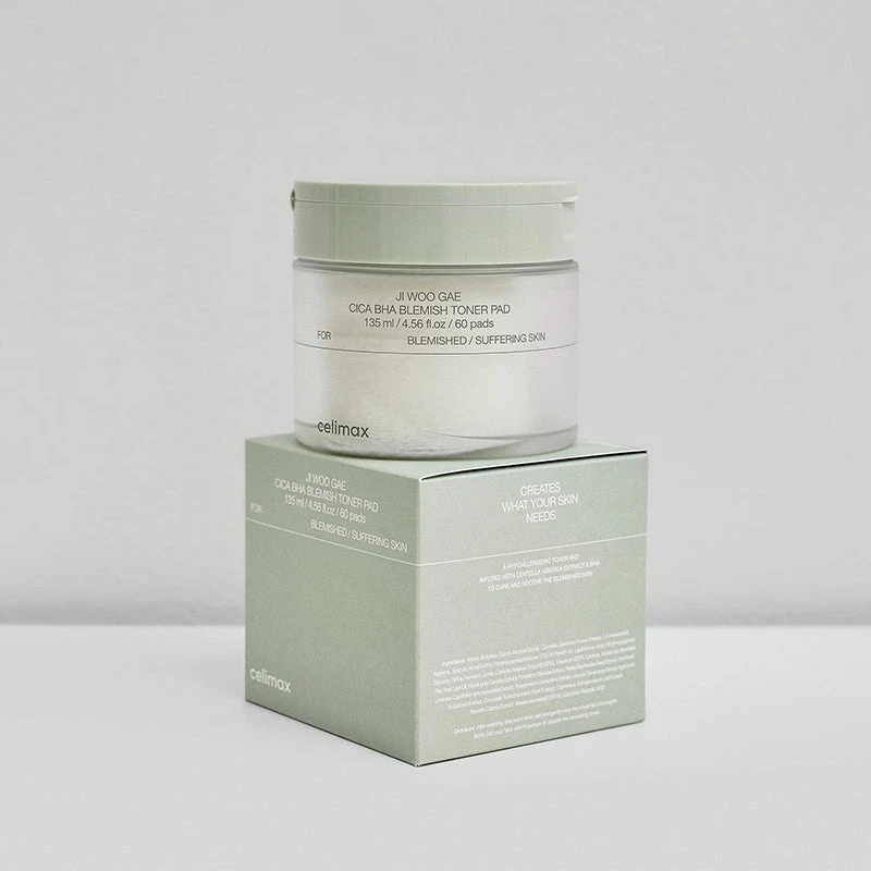 Ji Woo Gae Cica BHA Blemish Toner Pad 10 Ji Woo Gae Cica BHA Blemish Toner Pad - Image 10