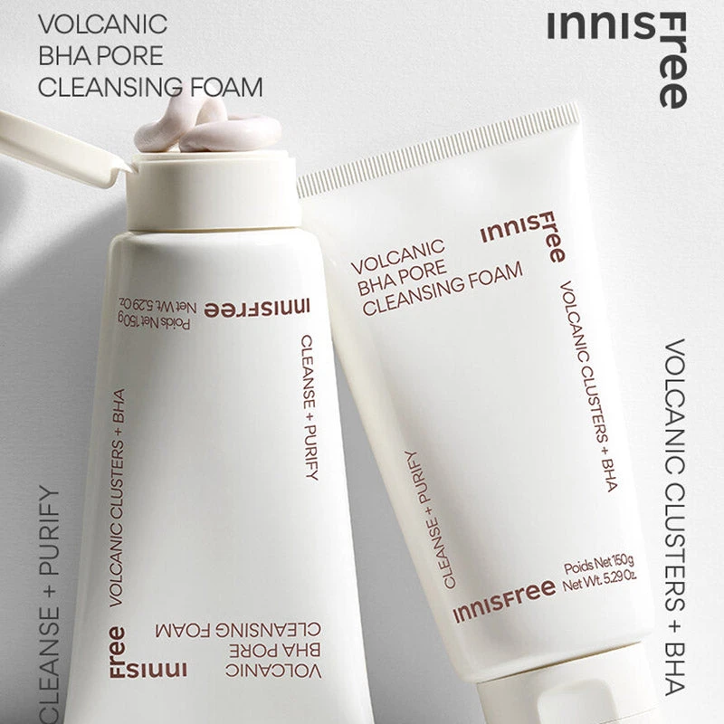 Innisfree Volcanic BHA Pore Cleansing Foam 5 Innisfree Volcanic BHA Pore Cleansing Foam - Image 5