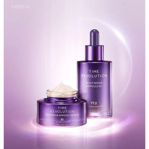 Time Revolution Night Repair Ampoule Cream 5x - Image 3