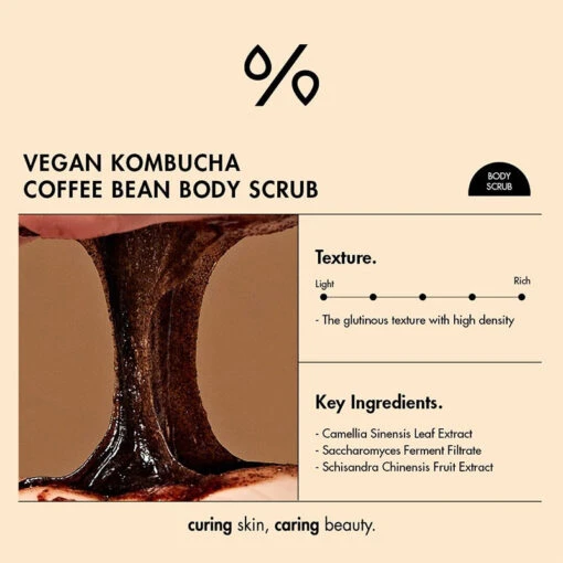 Vegan Kombucha Coffee Bean Body Scrub - Image 7