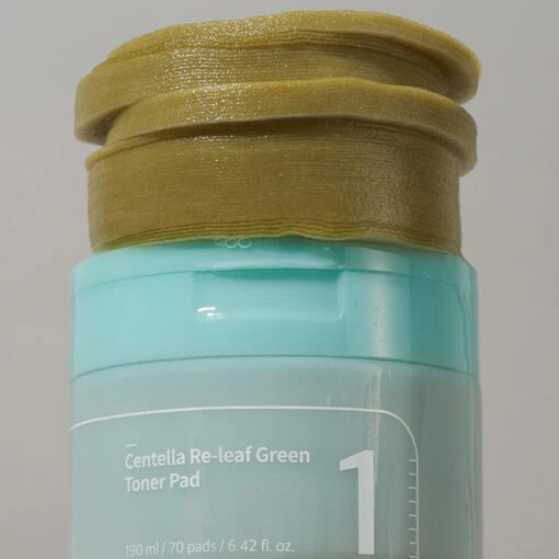 No.1 Centella Re-Leaf Green Toner Pad - Image 3
