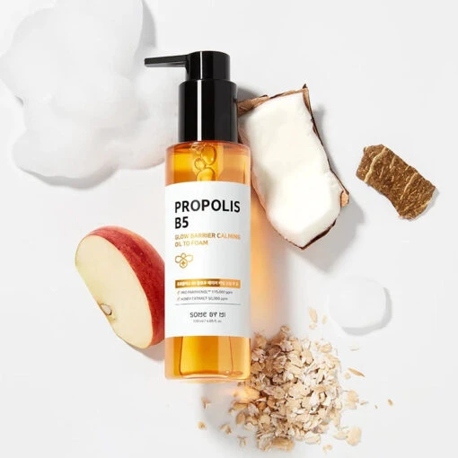 Propolis B5 Glow Barrier Calming Oil To Foam - Image 5