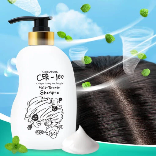 CER-100 Collagen Coating Hair A+ Muscle Hell-Tornado Shampoo - Image 5
