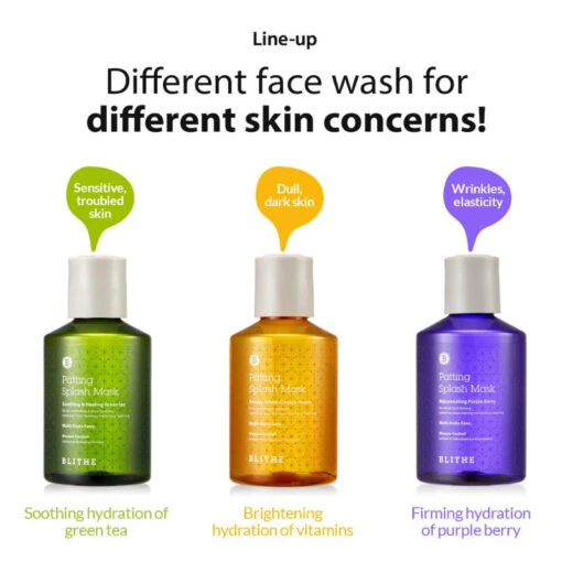 Patting Splash Mask Soothing & Healing Green Tea - Image 8