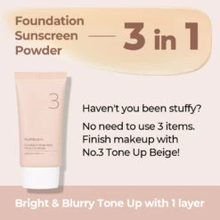 No.3 Porcelain Base-skip Tone Up Beige SPF50+ -Cosrx Shop 61bv5rKOXQL
