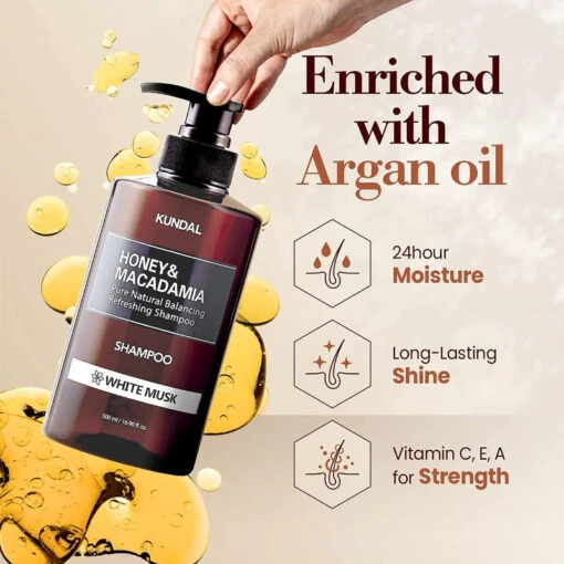Honey & Macadamia Shampoo - Image 9