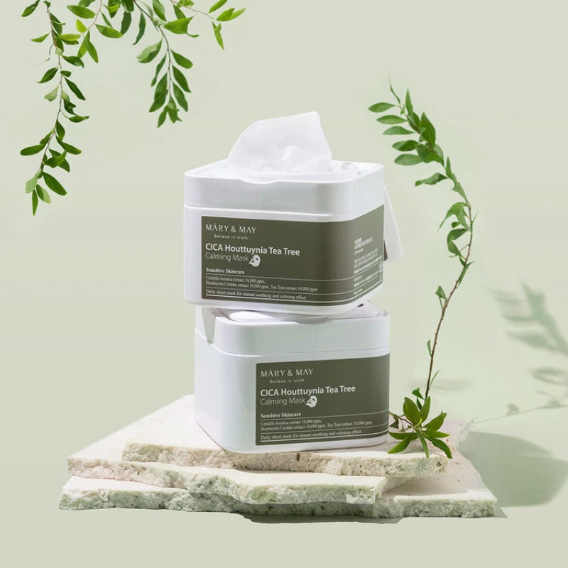 CICA Houttuynia Tea Tree Calming Mask 2 CICA Houttuynia Tea Tree Calming Mask - Image 2