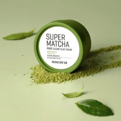 Super Matcha Pore Clean Clay Mask 7 Super Matcha Pore Clean Clay Mask -Cosrx Shop 8809647391074 SOMEBYMISUPERMATCHAPORECLEANCLAYMASK 100g visualcut 04