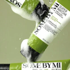 Super Matcha Pore Clean Cleansing Gel -Cosrx Shop 8809647391388 SOMEBYMISUPERMATCHAPORECLEANCLEANSINGGEL 100ml visualcut 02