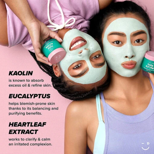 Yoga Kitten Balancing Heartleaf Clay Mask - Image 6