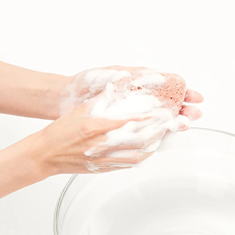 Jeju Volcanic Scoria Konjac Sponge 2 Jeju Volcanic Scoria Konjac Sponge - Image 2