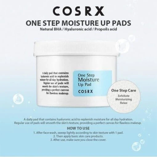 Cosrx One Step Moisture Up Pad - Image 3