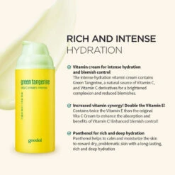 Green Tangerine Vitamin C Cream Intense 11 Green Tangerine Vitamin C Cream Intense -Cosrx Shop GOODALVITACINTENSECREAM 1 1024x1024 1