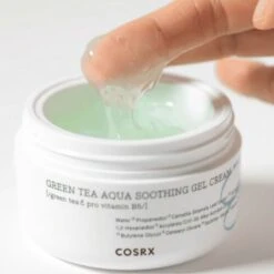 Cosrx Hydrium Green Tea Aqua Soothing Gel Cream -Cosrx Shop HydriumGreenTeaAquaSoothingGelCream4