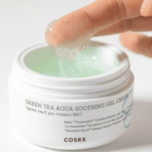 Cosrx Hydrium Green Tea Aqua Soothing Gel Cream - Image 3