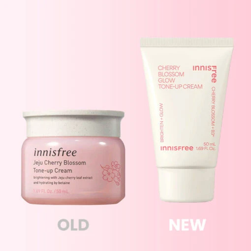 Innisfree Cherry Blossom Glow Tone-Up Cream - Image 8