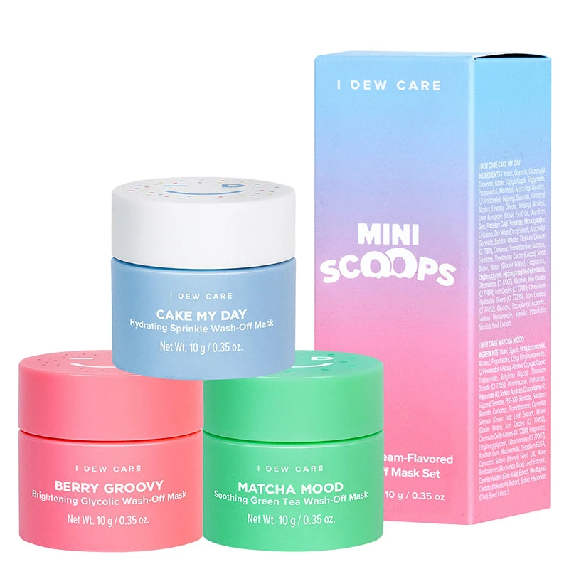 Mini Scoops Ice Cream Flavored Wash-Off Masks 1 Mini Scoops Ice Cream Flavored Wash-Off Masks