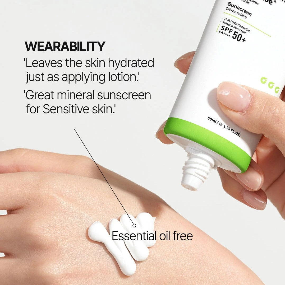 Super Soothing Cica & Aloe Sunscreen SPF50+ PA++++ 5 Super Soothing Cica & Aloe Sunscreen SPF50+ PA++++ - Image 5