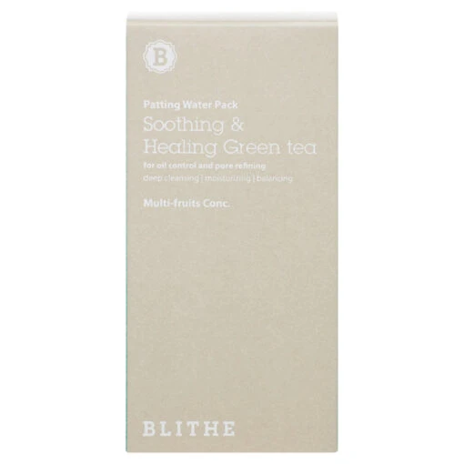 Patting Splash Mask Soothing & Healing Green Tea - Image 3