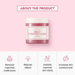 Beet Purifying Mask -Cosrx Shop beet purifying mask thumbnail 03 info1 540x 94d468b6 149e 44a0 a67e 7af69fadce0a