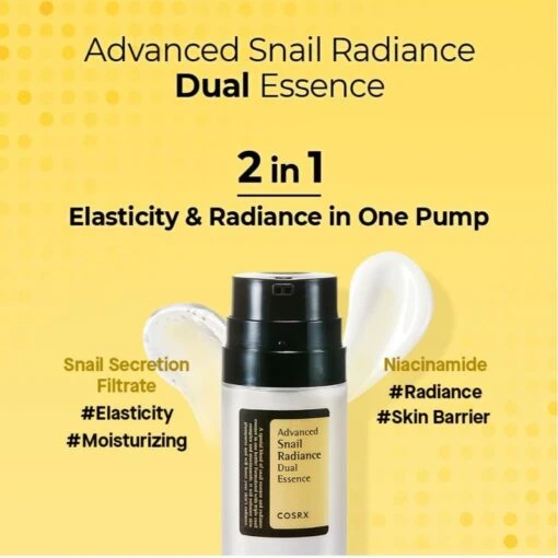 Cosrx Advanced Snail Radiance Dual Essence - Image 7