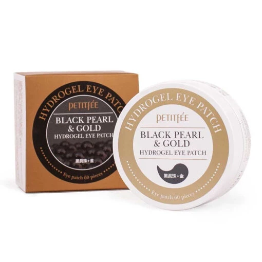 Black Pearl & Gold Hydrogel Eye Patch - Image 2