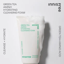 Innisfree Green Tea Amino Hydrating Cleansing Foam -Cosrx Shop img01 749816d1 9af0 406d ae5b 1e6ddc45de2a
