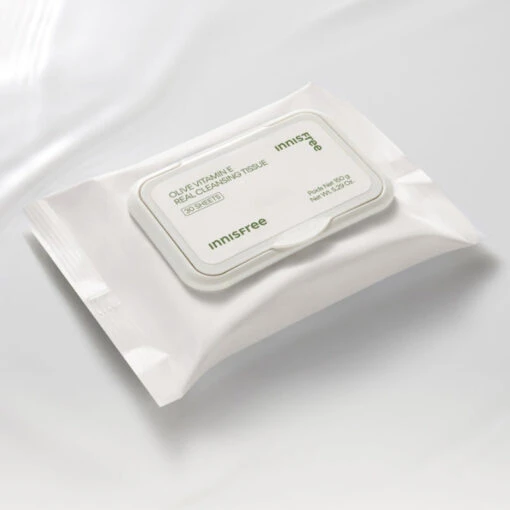 Innisfree Olive Vitamin E Real Cleansing Tissue - Image 2