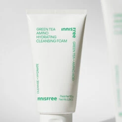 Innisfree Green Tea Amino Hydrating Cleansing Foam -Cosrx Shop img07