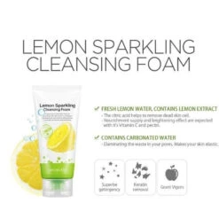 Lemon Sparkling Cleansing Foam -Cosrx Shop korean skincare secretkey Lemon Sparkling Cleansing Foam Korean Beauty Skincare nederlands 3 1024x1024 a46492c2 02e9 48c0 be4e ce926c15a09d