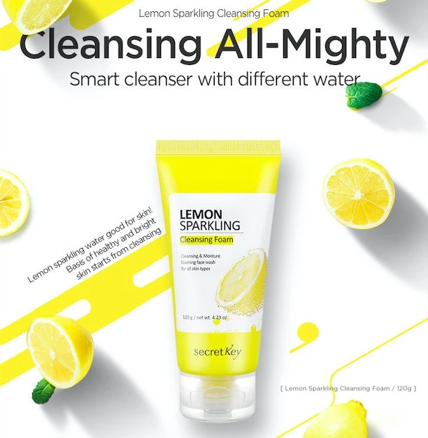 Lemon Sparkling Cleansing Foam 5 Lemon Sparkling Cleansing Foam - Image 5