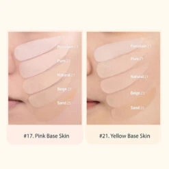 Nu Zero Cushion 23 Nu Zero Cushion -Cosrx Shop nu zero cushion skin swatch jpg