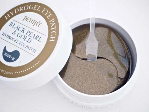 Black Pearl & Gold Hydrogel Eye Patch - Image 5