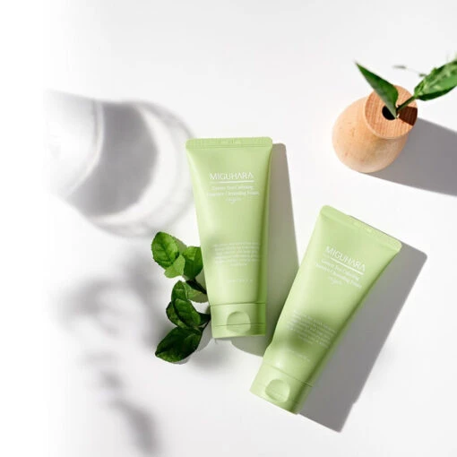 Green Tea Calming Essence Cleansing Foam Origin - Image 5