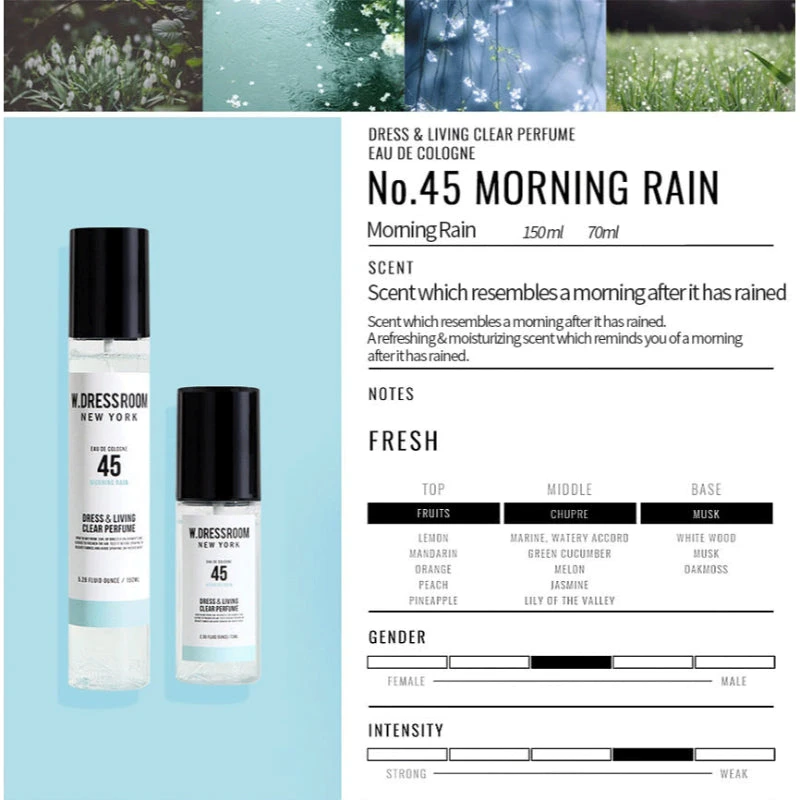 Dress & Living Clear Perfume No.45 Morning Rain 4 Dress & Living Clear Perfume No.45 Morning Rain - Image 4