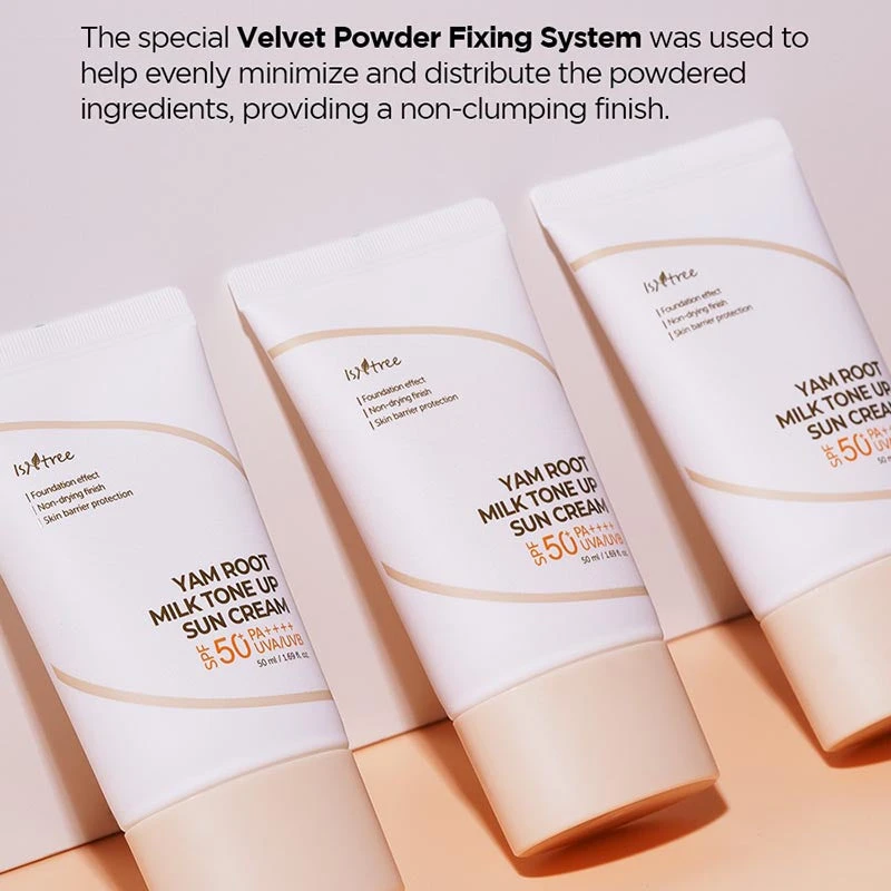 Yam Root Milk Tone Up Sun Cream SPF50+ PA++++ 7 Yam Root Milk Tone Up Sun Cream SPF50+ PA++++ - Image 7