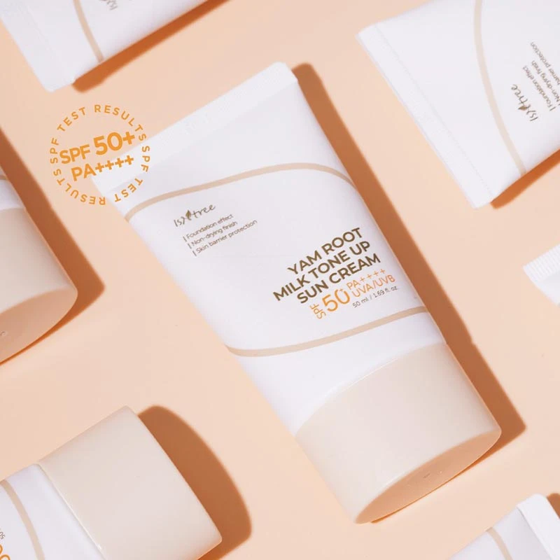 Yam Root Milk Tone Up Sun Cream SPF50+ PA++++ 6 Yam Root Milk Tone Up Sun Cream SPF50+ PA++++ - Image 6
